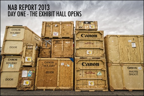 NAB 2013 Day One - The Exhibit Hall Opens