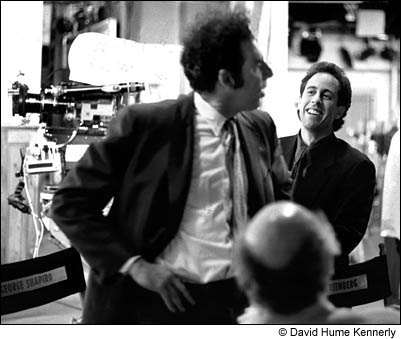 Jerry Seinfeld and Michael Richards photo by David Hume Kennerly
